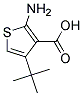 2-AMINO-4-TERT-BUTYL-THIOPHENE-3-CARBOXYLIC ACID Struktur