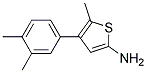 2-AMINO-4-(3,4-DIMETHYL-PHENYL)-5-METHYL-THIOPHENE Struktur