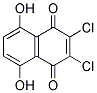 2,3-DICHLORO-5,8-DIHYDROXYNAPHTHO-1,4-QUINONE Struktur