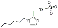 1-HEXYL-2,3-DIMETHYLIMIDAZOLIUM PERCHLORATE Struktur