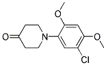 1-(5-CHLORO-2,4-DIMETHOXYPHENYL)-4-PIPERIDONE Struktur