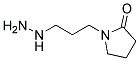 1-(3-Hydrazinylpropyl)pyrrolidin-2-one Struktur