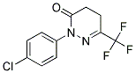 2-(4-CHLOROPHENYL)-6-(TRIFLUOROMETHYL)-4,5-DIHYDROPYRIDAZIN-3(2H)-ONE Struktur