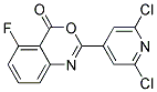 2-(2,6-DICHLORO-4-PYRIDYL)-5-FLUORO-4H-3,1-BENZOXAZIN-4-ONE, TECH Struktur