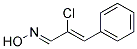 2-CHLORO-3-PHENYLACRYLALDEHYDE OXIME, TECH Struktur