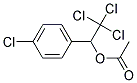 2,2,2-TRICHLORO-1-(4-CHLOROPHENYL)ETHYL ACETATE, TECH Struktur