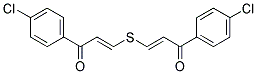 1-(4-CHLOROPHENYL)-3-{[3-(4-CHLOROPHENYL)-3-OXOPROP-1-ENYL]THIO}PROP-2-EN-1-ONE Struktur