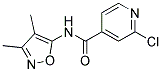 2-CHLORO-N-(3,4-DIMETHYLISOXAZOL-5-YL)ISONICOTINAMIDE, TECH Struktur