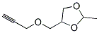 2-METHYL-4-[(PROP-2-YNYLOXY)METHYL]-1,3-DIOXOLANE Struktur