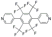 1,4-BIS(4-PYRIDYL)-2,3,5,6-TETRA(TRIFLUOROMETHYL)BENZENE Struktur