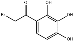 2-BROMO-1-(2,3,4-TRIHYDROXY-PHENYL)-ETHANONE Struktur