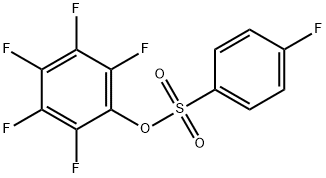 2,3,4,5,6-PENTAFLUOROPHENYL 4-FLUOROBENZENESULPHONATE Struktur