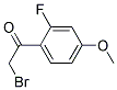 2-FLUORO-4-METHOXYPHENACYL BROMID Struktur