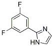 2-(3,5-DIFLUORO-PHENYL)-1H-IMIDAZOLE Struktur