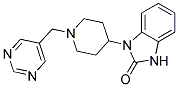 1-[1-(PYRIMIDIN-5-YLMETHYL)PIPERIDIN-4-YL]-1,3-DIHYDRO-2H-BENZIMIDAZOL-2-ONE Struktur