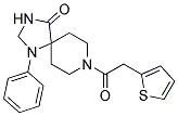 1-PHENYL-8-(2-THIENYLACETYL)-1,3,8-TRIAZASPIRO[4.5]DECAN-4-ONE Struktur