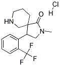 2-METHYL-4-(2-(TRIFLUOROMETHYL)PHENYL)-2,7-DIAZASPIRO[4.5]DECAN-1-ONE HYDROCHLORIDE Struktur