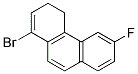 1-BROMO-6-FLUORO-3,4-DIHYDRO-PHENANTHRENE Struktur