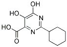 2-CYCLOHEXYL-5,6-DIHYDROXY-PYRIMIDINE-4-CARBOXYLIC ACID Struktur