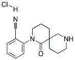 2-(1-OXO-2,8-DIAZASPIRO[5.5]UNDECAN-2-YL)BENZONITRILE HYDROCHLORIDE Struktur