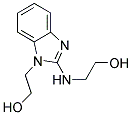 2-(2-[(2-HYDROXYETHYL)AMINO]-1H-BENZIMIDAZOL-1-YL)ETHANOL Struktur