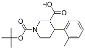 1-(TERT-BUTOXYCARBONYL)-4-O-TOLYLPIPERIDINE-3-CARBOXYLIC ACID Struktur