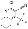 2-CHLORO-4-(TRIFLUOROMETHYL)-5,6,7,8-TETRAHYDROQUINOLINE-3-CARBONITRILE Struktur