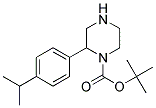 2-(4-ISOPROPYL-PHENYL)-PIPERAZINE-1-CARBOXYLIC ACID TERT-BUTYL ESTER Struktur