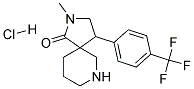 2-METHYL-4-(4-(TRIFLUOROMETHYL)PHENYL)-2,7-DIAZASPIRO[4.5]DECAN-1-ONE HYDROCHLORIDE Struktur