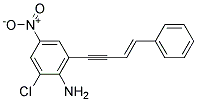 2-CHLORO-4-NITRO-6-(4-PHENYL-BUT-3-EN-1-YNYL)-PHENYLAMINE Struktur