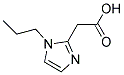 (1-PROPYL-1H-IMIDAZOL-2-YL)-ACETIC ACID Struktur