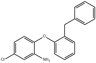 2-(2-BENZYLPHENOXY)-5-CHLOROANILINE Struktur