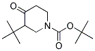 1-BOC-3-TERT-BUTYL-PIPERIDIN-4-ONE Struktur