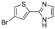 2-(4-BROMO-THIOPHEN-2-YL)-1H-IMIDAZOLE Struktur