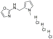 (1-METHYL-1H-PYRROL-2-YLMETHYL)-OXAZOL-2-YL-AMINE TRIHYDROCHLORIDE Struktur