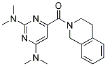 2-[(2,6-BIS(DIMETHYLAMINO)PYRIMIDIN-4-YL)CARBONYL]-1,2,3,4-TETRAHYDROISOQUINOLINE Struktur