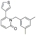 1-(3,5-DIMETHYLBENZYL)-6-THIEN-3-YLPYRIDIN-2(1H)-ONE Struktur