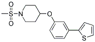 1-(METHYLSULFONYL)-4-[3-(2-THIENYL)PHENOXY]PIPERIDINE Struktur