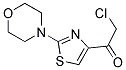 2-CHLORO-1-(2-MORPHOLIN-4-YL-1,3-THIAZOL-4-YL)ETHANONE Struktur