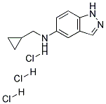 1-CYCLOPROPYLMETHYL-1H-INDAZOL-5-YLAMINE TRIHYDROCHLORIDE Struktur