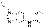 (2-METHYL-1-PROPYL-1H-BENZOIMIDAZOL-5-YL)-PHENYL-AMINE Struktur