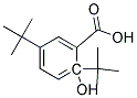 2,5-Di-tert-butylsalicylic acid Struktur