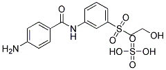 2-[(3-(4-Amino-Benzoyl)Aminophenyl)Sulfonyl]Ethanol Hydrogen Sulphate Struktur