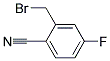 2-Bromomethyl-4-Fluoro Benzonitrile Struktur