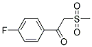 1-(4-Fluorophenyl)-2-(methylsulphonyl)ethan-1-one Struktur