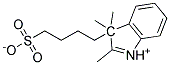 2,3,3-trimethyl-3-(4-sulfobutyl)-3H-indoliuminnersalt Struktur