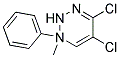 N-PHENYL-N-METHYLDICHLOROTRIAZINE Struktur