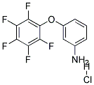 3-(2,3,4,5,6-PENTAFLUOROPHENOXY)ANILINE HYDROCHLORIDE, TECH Struktur