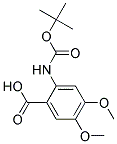 2-TERT-BUTOXYCARBONYLAMINO-4,5-DIMETHYOXY-BENZOICACID Struktur