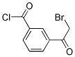 3-(2-BROMOACETYL)BENZOYL CHLORIDE Struktur